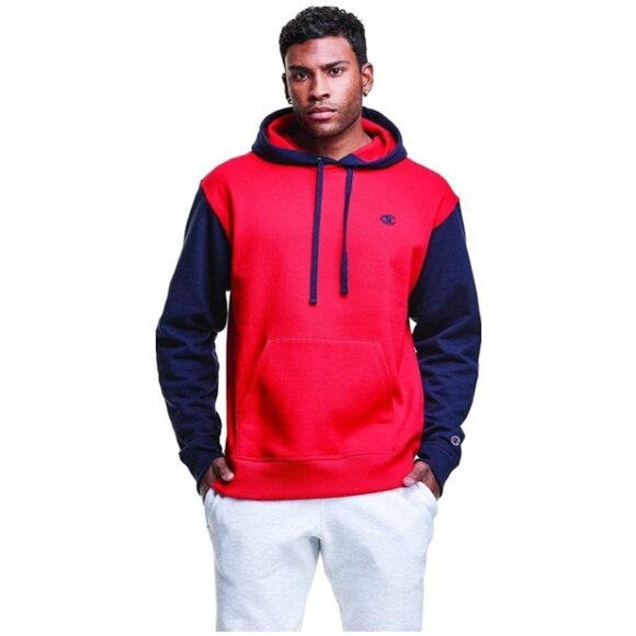 Champion Men's Powerblend Colorblocked Hoodie - S - Picture 1 of 7